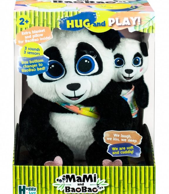 Interaktivní maskot Panda Mami a Baby Panda BaoBao