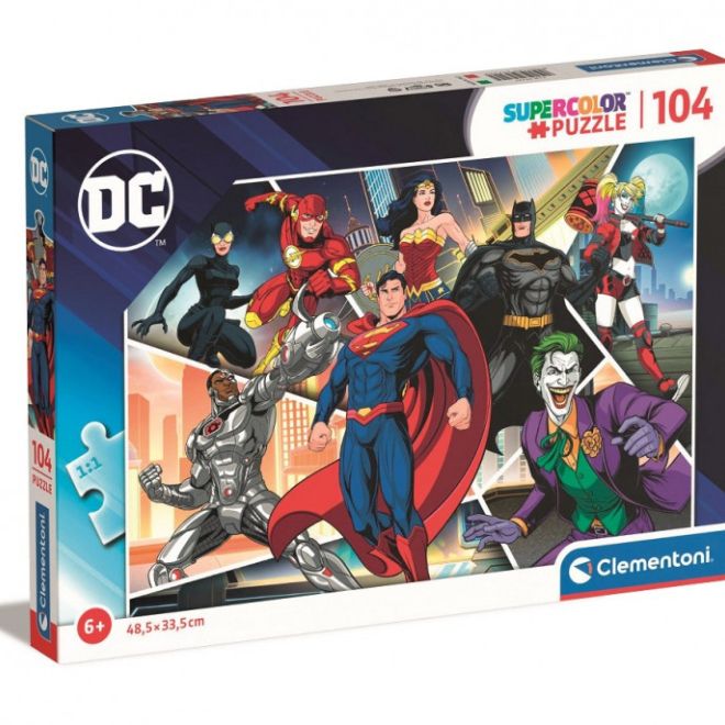 Puzzle 104 dílků Super Colour DC Comics