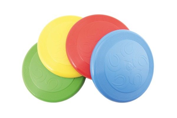 Létající talíř Frisbee plast 23cm možnost 4 barev 12m+