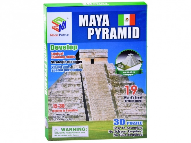 Pyramida Mayů 3D puzzle