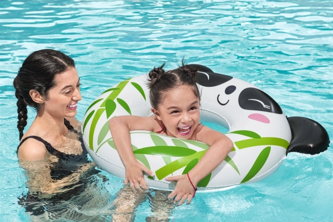 BESTWAY Animals Panda Dětské kolo na plavání 79x85cm