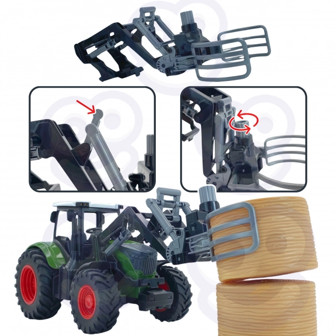 Sada zemědělských strojů traktor mini farma WOOPIE
