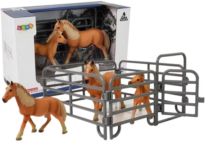 Sada figurek Zvířata Kůň Farma Hříbě Pony Farma