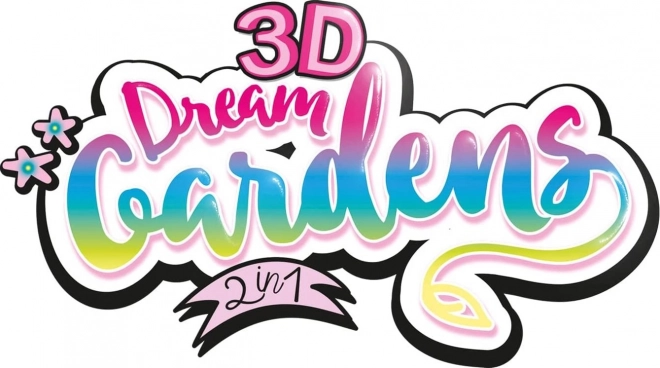 EDUCA Kreativní sada 3D Dream Gardens: Hrad 2v1