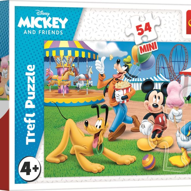 TREFL Puzzle Mickey Mouse: V zábavním parku 54 dílků