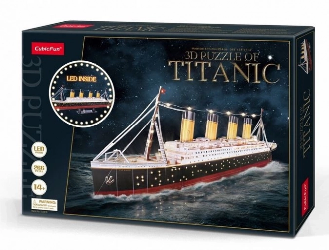 Puzzle 3D LED Titanic