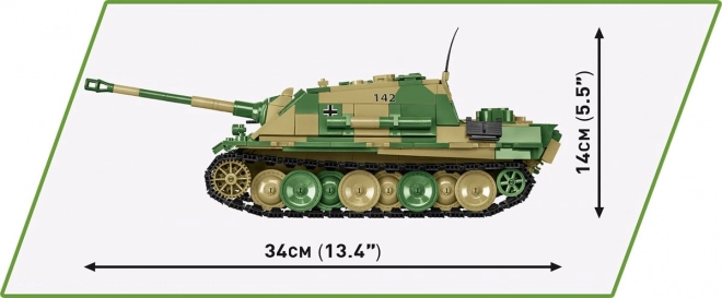 Model tanku Sd.Kfz. 173 Jagdpanther - 950 dílků