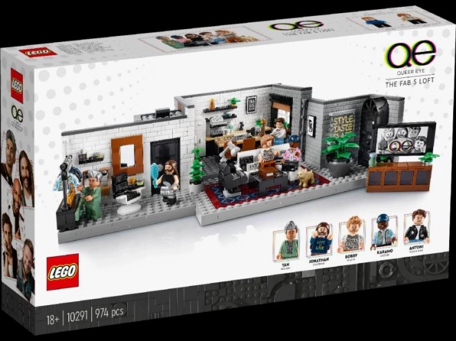 LEGO Icons 10291 Queer tým – byt „Úžo Pětky“