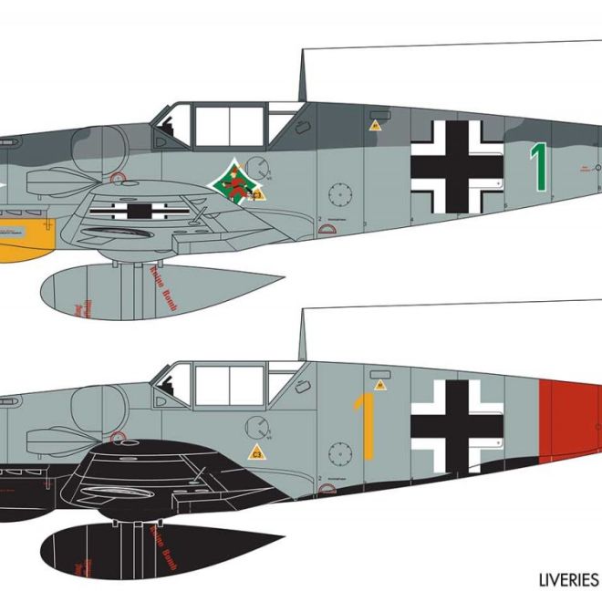 Pasteik model Messerschmitt BF109G-6 1/72