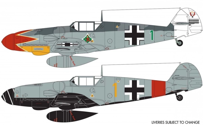 Pasteik model Messerschmitt BF109G-6 1/72