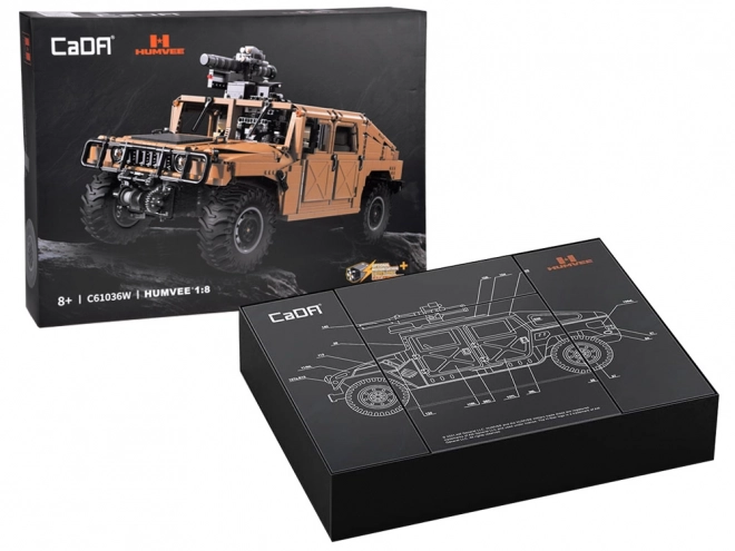 Stavebnice 3935-ele Vojenský automobil Humvee 1:18 ZA5252