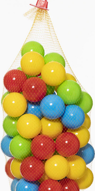 DOHÁNY Hrací míčky v síťce 60ks