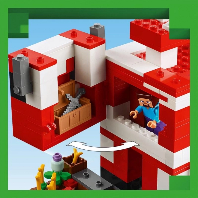 LEGO Minecraft Dům Houbové Krávy