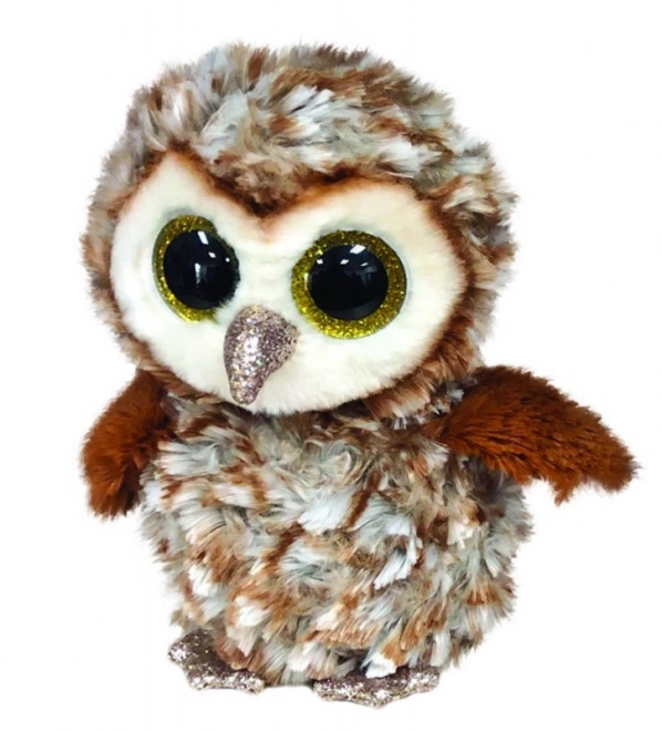 TY Hnědá sova maskot 15 cm