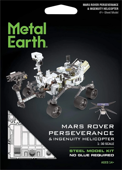 METAL EARTH 3D puzzle Mars Rover Perseverance & Ingenuity Helicopter