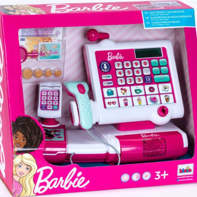 Pokladna Barbie se skenerem