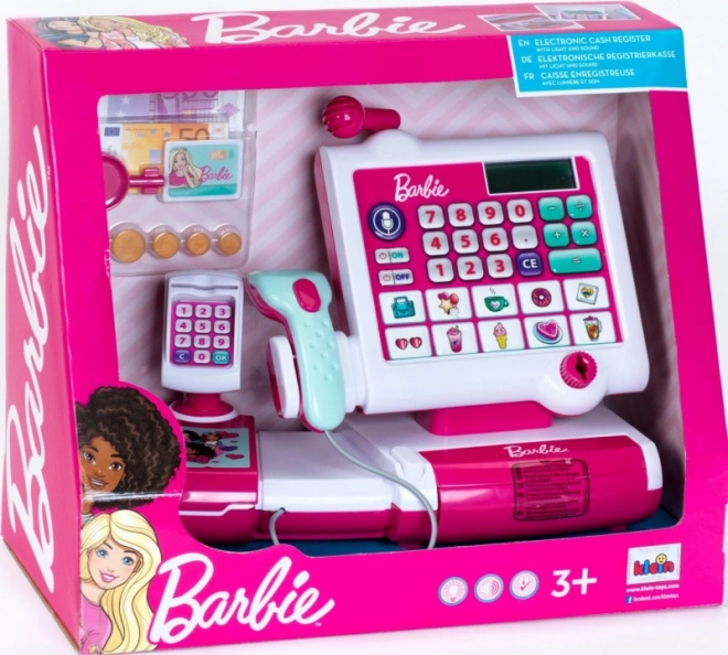 Pokladna Barbie se skenerem