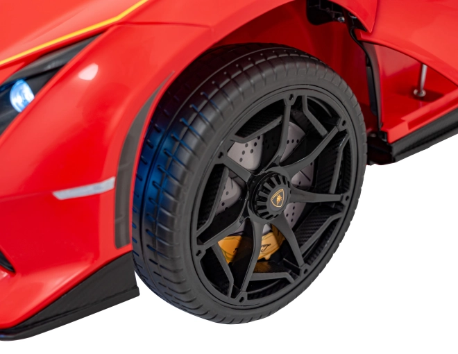 Dětský vůz Lamborghini Invencible červený