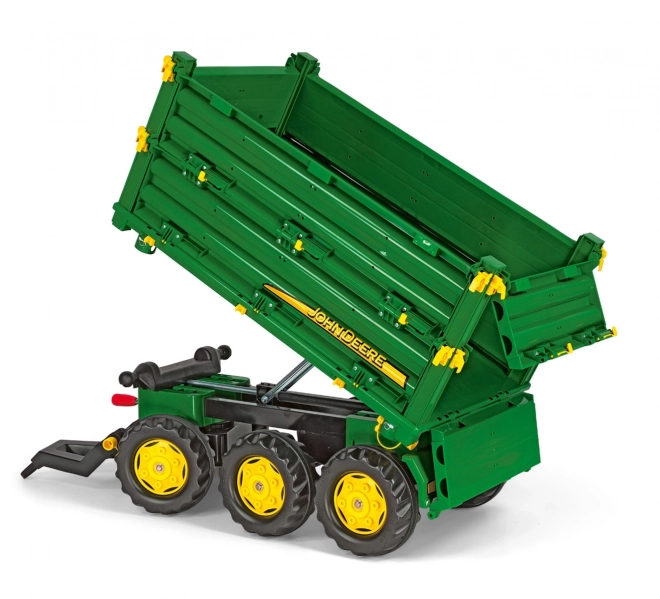 Rolly Toys zelená rolovací vyklápěcí přívěs