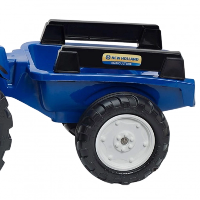 Traktor šlapací New Holland T8 modrý s valníkem