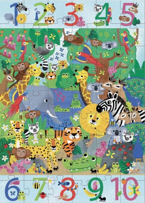 DJECO Puzzle Džungle 54 dílků