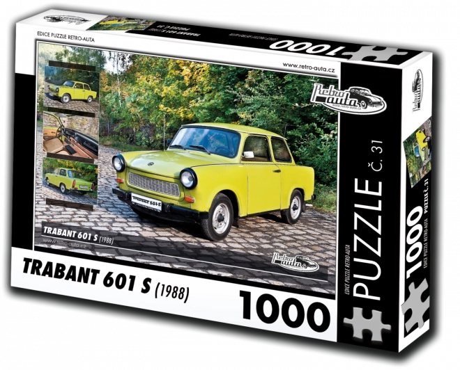 RETRO-AUTA Puzzle č. 31 Trabant 601 S (1988) 1000 dílků