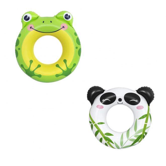 BESTWAY Animals Panda Dětské kolo na plavání 79x85cm