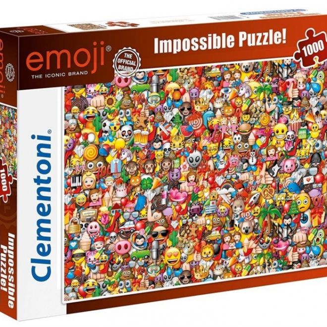CLEMENTONI Puzzle Impossible: Emoji 1000 dílků