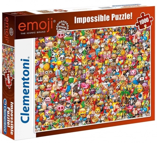 CLEMENTONI Puzzle Impossible: Emoji 1000 dílků