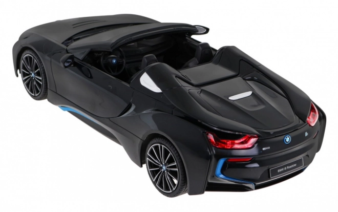 BMW i8 Roadster černý RASTAR model 1:12 Auto na dálkové ovládání + 2,4 GHz dálkové ovládání