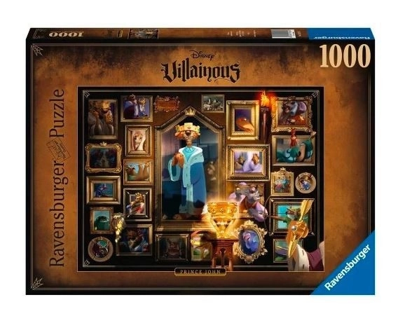 2D puzzle 1000 dílků Villainous. Rohatý král