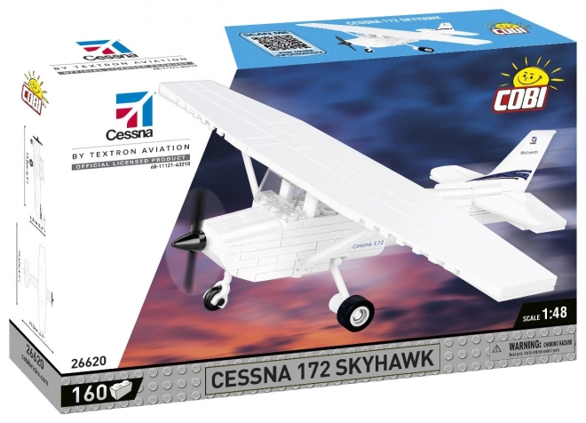 Cobi Cessna 172 Skyhawk 160 bricks white