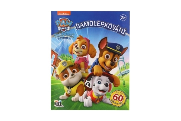 Sešit Samolepkování Paw Patrol/Tlapková patrola se samolepkami CZ verze 22x27cm