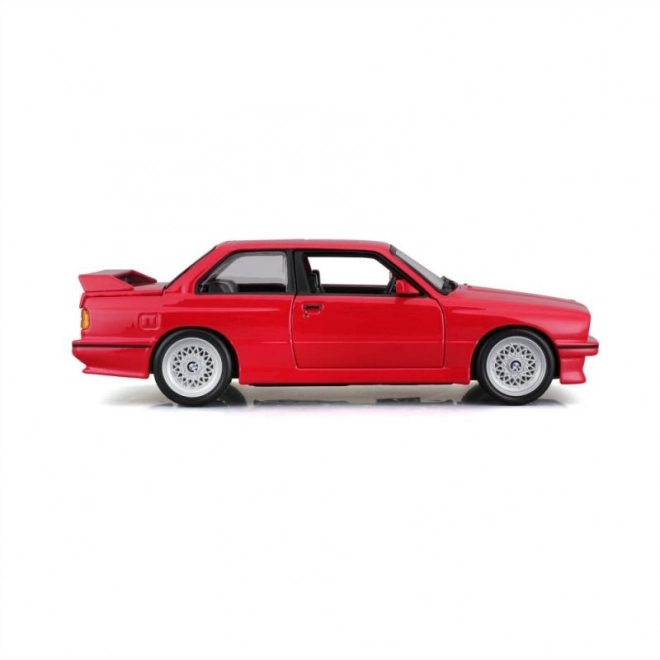 Kovové autíčko BMW 3 Series M3 1988 červené