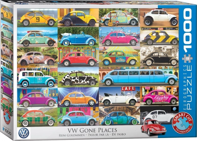 EUROGRAPHICS Puzzle Volkswagen Beetle: Brouk na cestách 1000 dílků