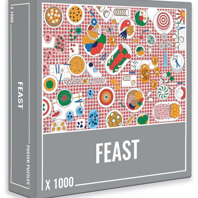 CLOUDBERRIES Puzzle Feast 1000 dílků