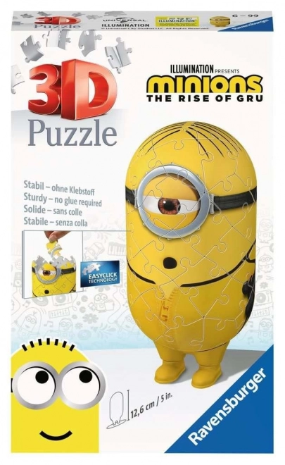 RAVENSBURGER 3D puzzle Postavička Mimoni 2: Kung Fu 54 dílků