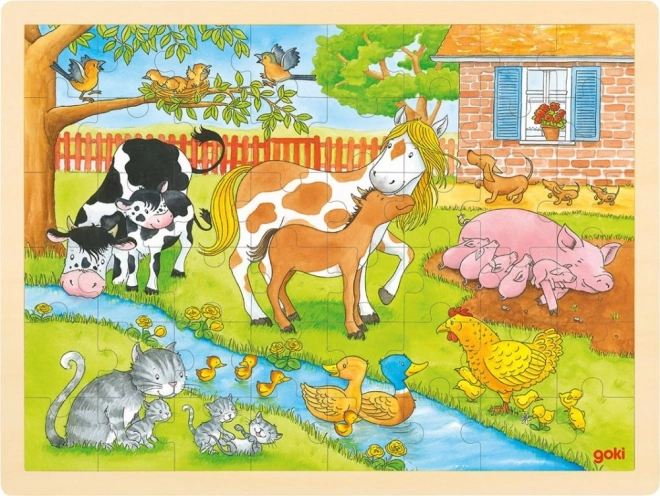 Velké puzzle Venkovský život