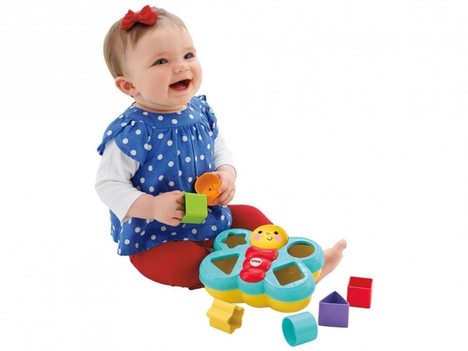 Fisher-Price barevná motýlí třídička kostek