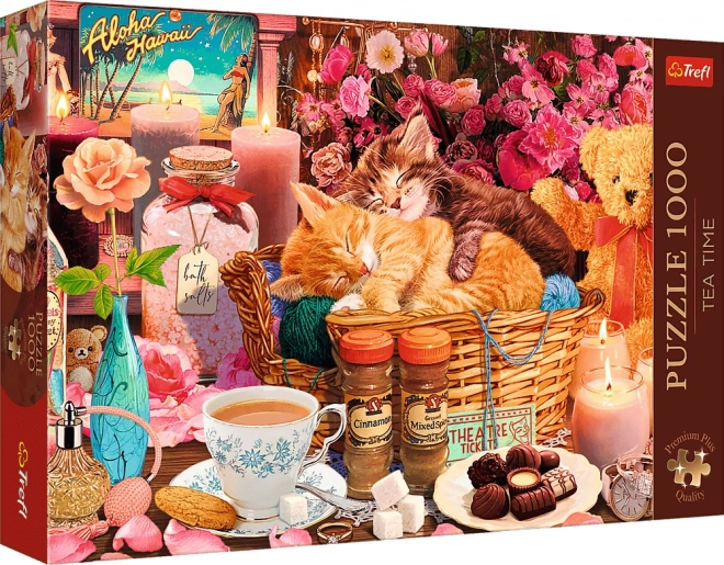 TREFL Puzzle Premium Plus Tea Time: Všechno hezké 1000 dílků