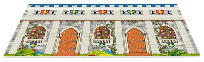 STAMP TP674008 - 3D pěnové podlahové puzzle hrad - 14 dílů