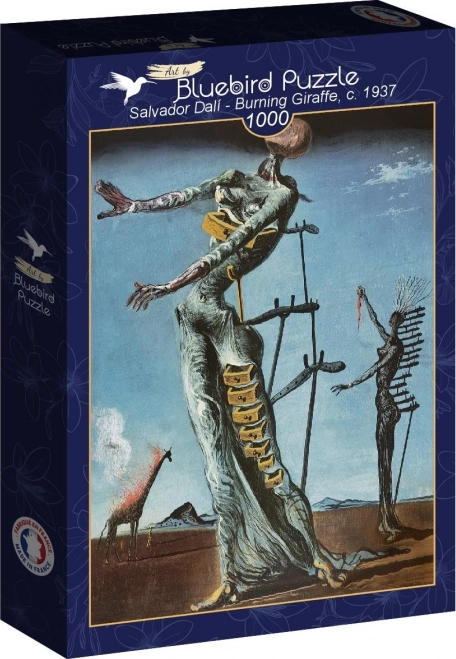 Puzzle Salvador Dalí - Hořící žirafa 1000 dílků