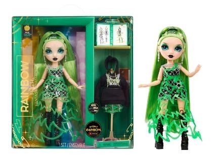 Rainbow High Fantastic Fashion Doll - ZELENÁ - Jade Hunter