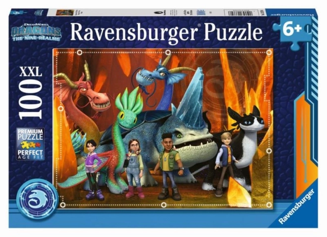 RAVENSBURGER Puzzle Jak vycvičit draka: The Nine Realms XXL 100 dílků