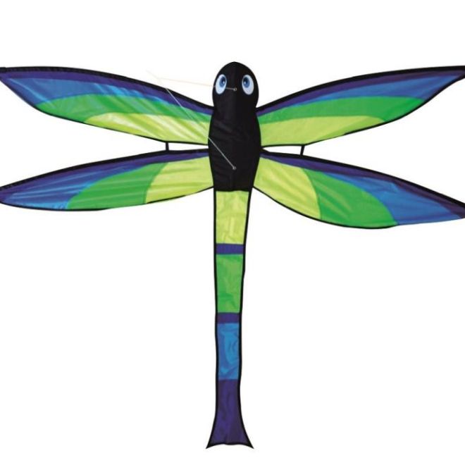 Létající drak modro-zelená vážka 144 x 107 cm