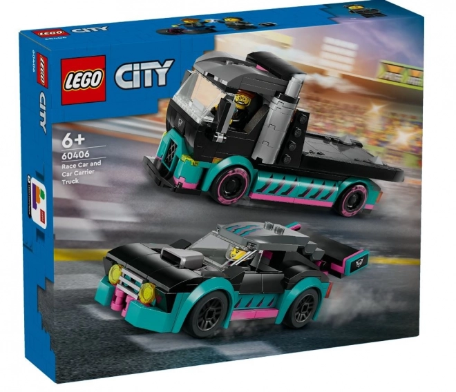 LEGO® City 60406 Kamión se závodním autem