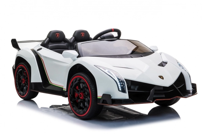 Lamborghini Veneno dětský elektrický vůz bílý