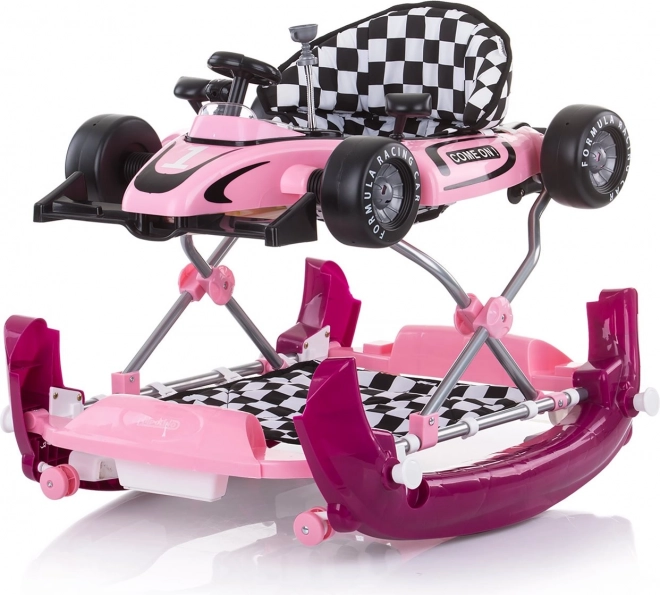 CHIPOLINO Chodítko interaktivní Car Racer 4v1 Pink