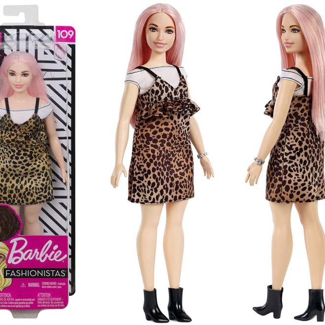 Panenka Barbie Fashionistas panther dress ZA3160