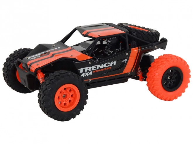 Dálkově ovládané R/C terénní auto 1:24 oranžové